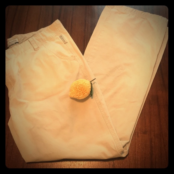 Columbia Womens 100% Cotton Khaki Anytime Pants Size 14 - Picture 1 of 8